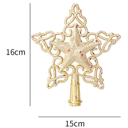 Weihnachtsbaum Spitze – Glitter Sterne
