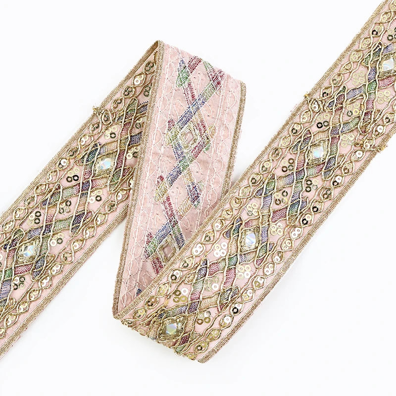 Brokat-Stickband – edles Highlight