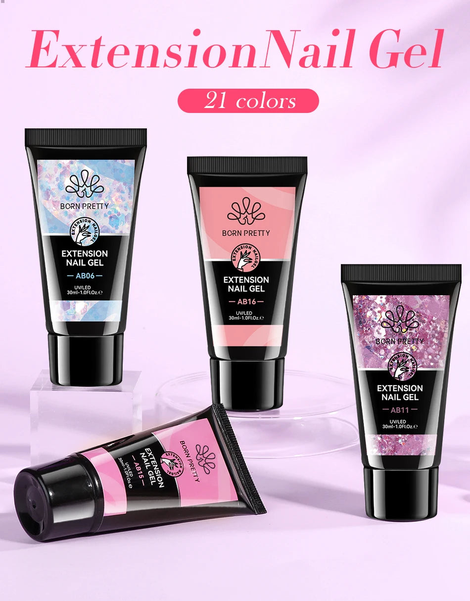 Poly-Gel Set – flexible Nagelverlängerung