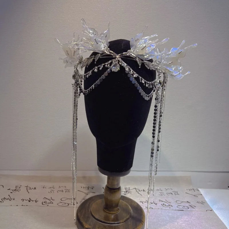 Elegante Kristall-Haarkrone