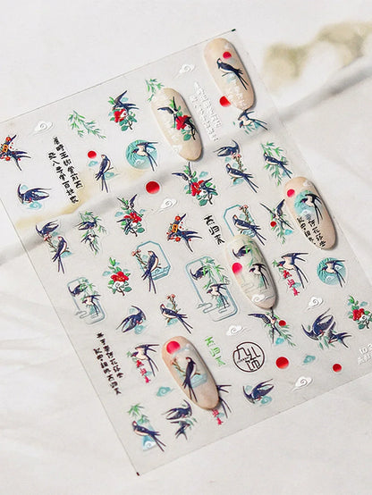 Magische Flügel – 5D Nail Sticker