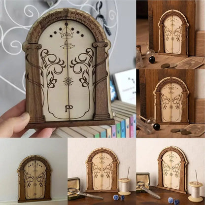 Wichteltür Miniatur – Dekoration im Vintage-Stil