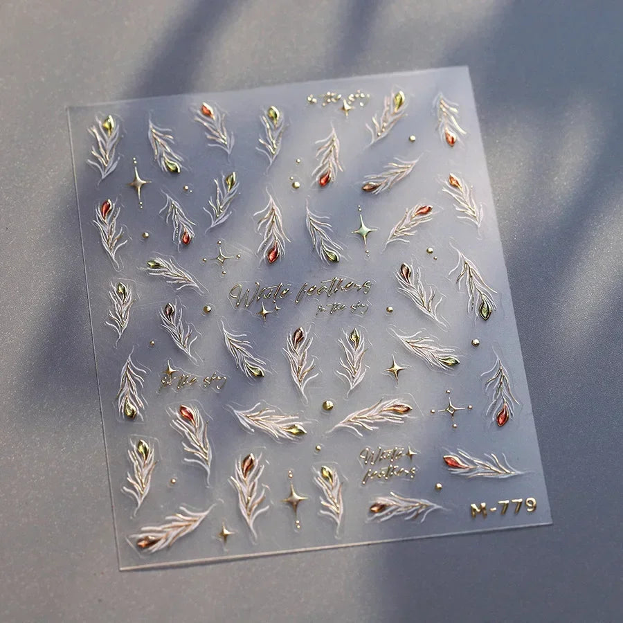 Magische Flügel – 5D Nail Sticker