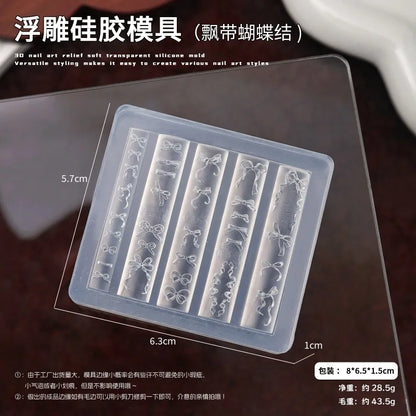 Nailart 3D-Silikonform - sunny.side-Productions