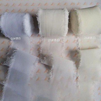 Chiffonband – Elegante Weihnachtsdeko