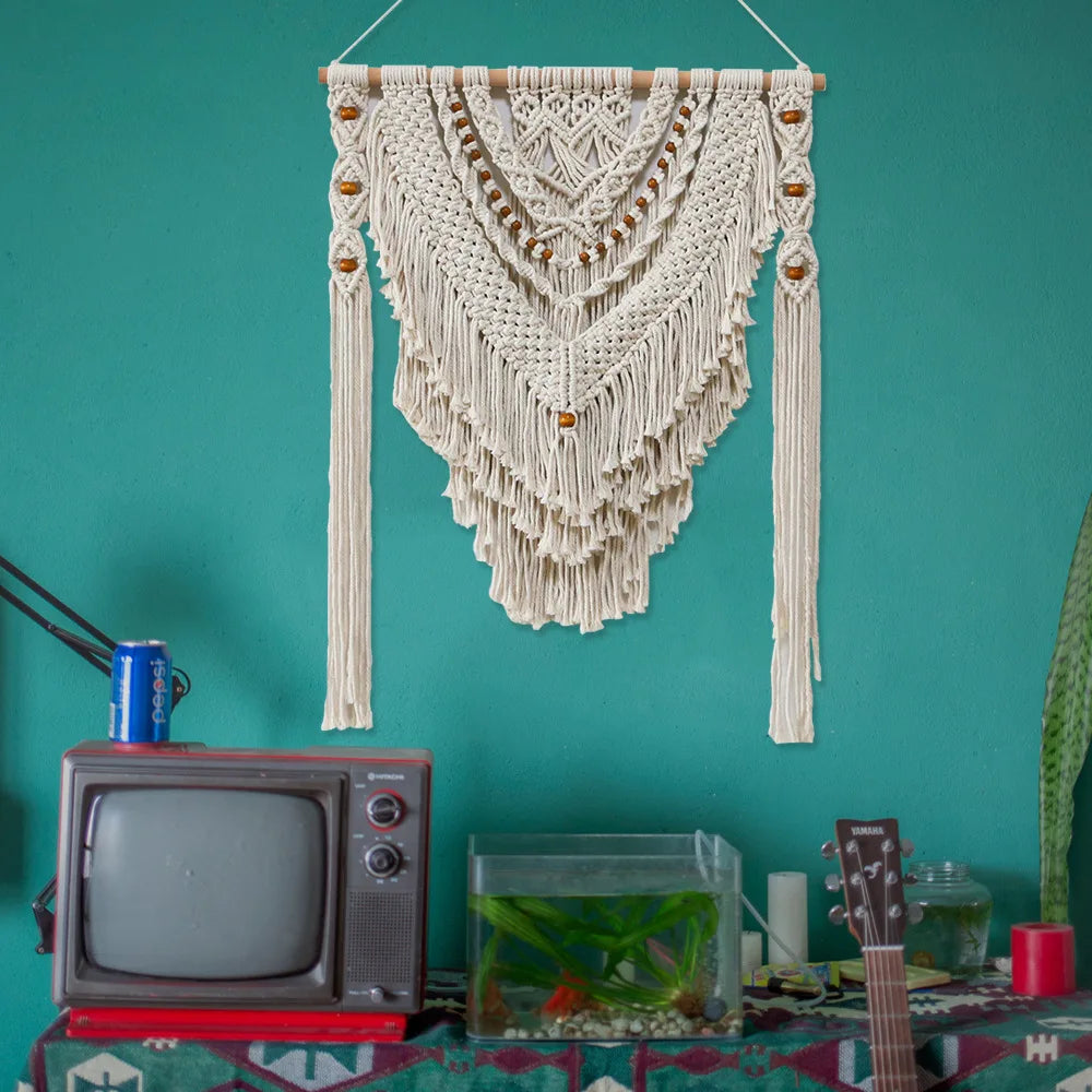Makramee-Wandteppich – Boho-Ästhetik