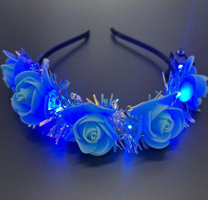 LED-Blumenkranz – Festivalaccessoires