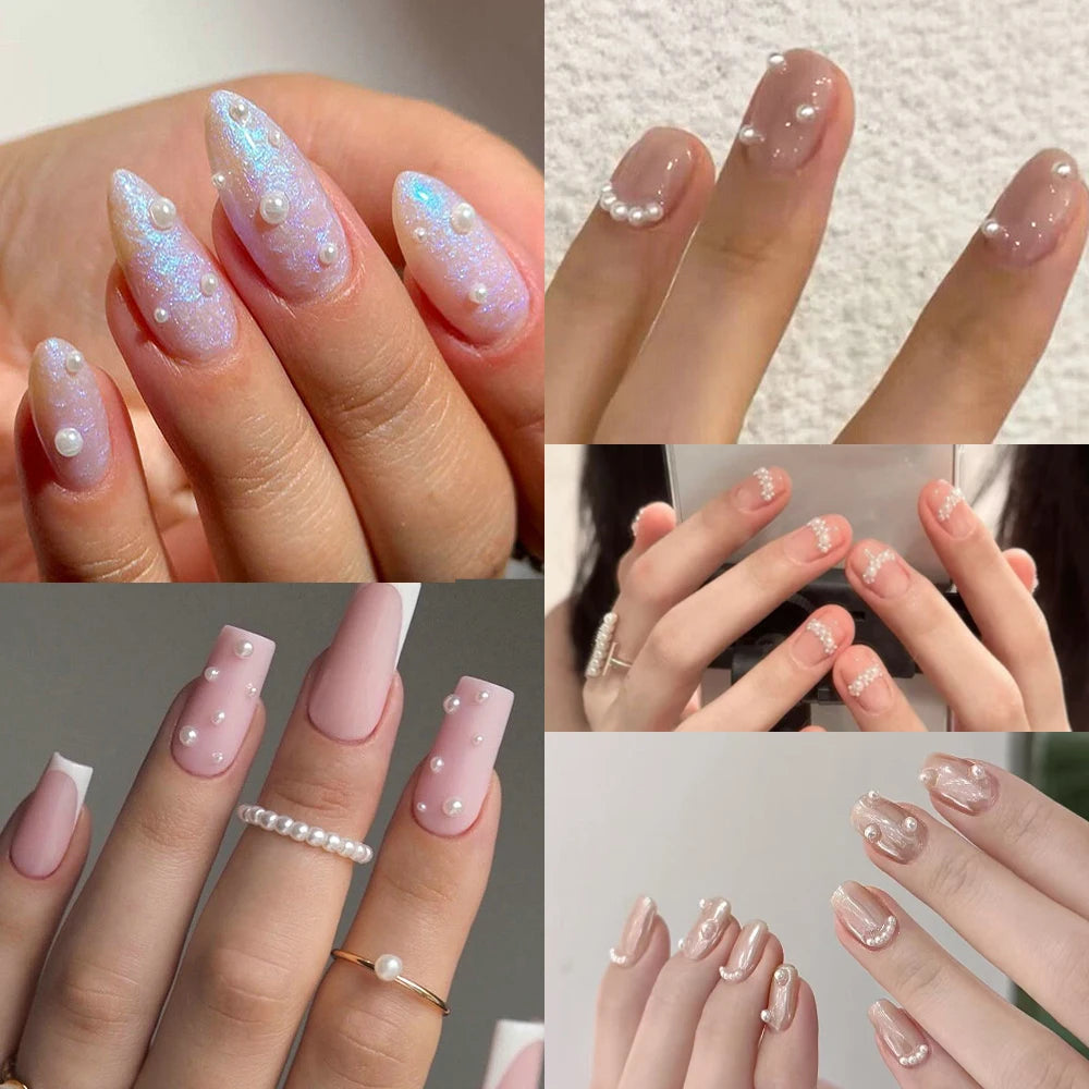 Nailart Charms – Schleifen & Perlen - sunny.side-Productions