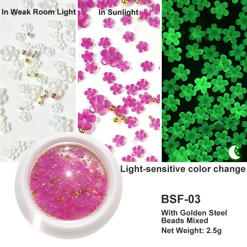 Acryl-Blumen Nail Art