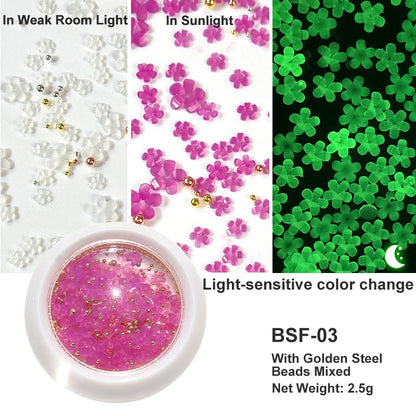 Acryl-Blumen Nail Art