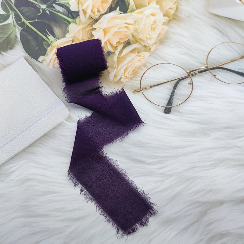 Chiffonband – Elegante Weihnachtsdeko