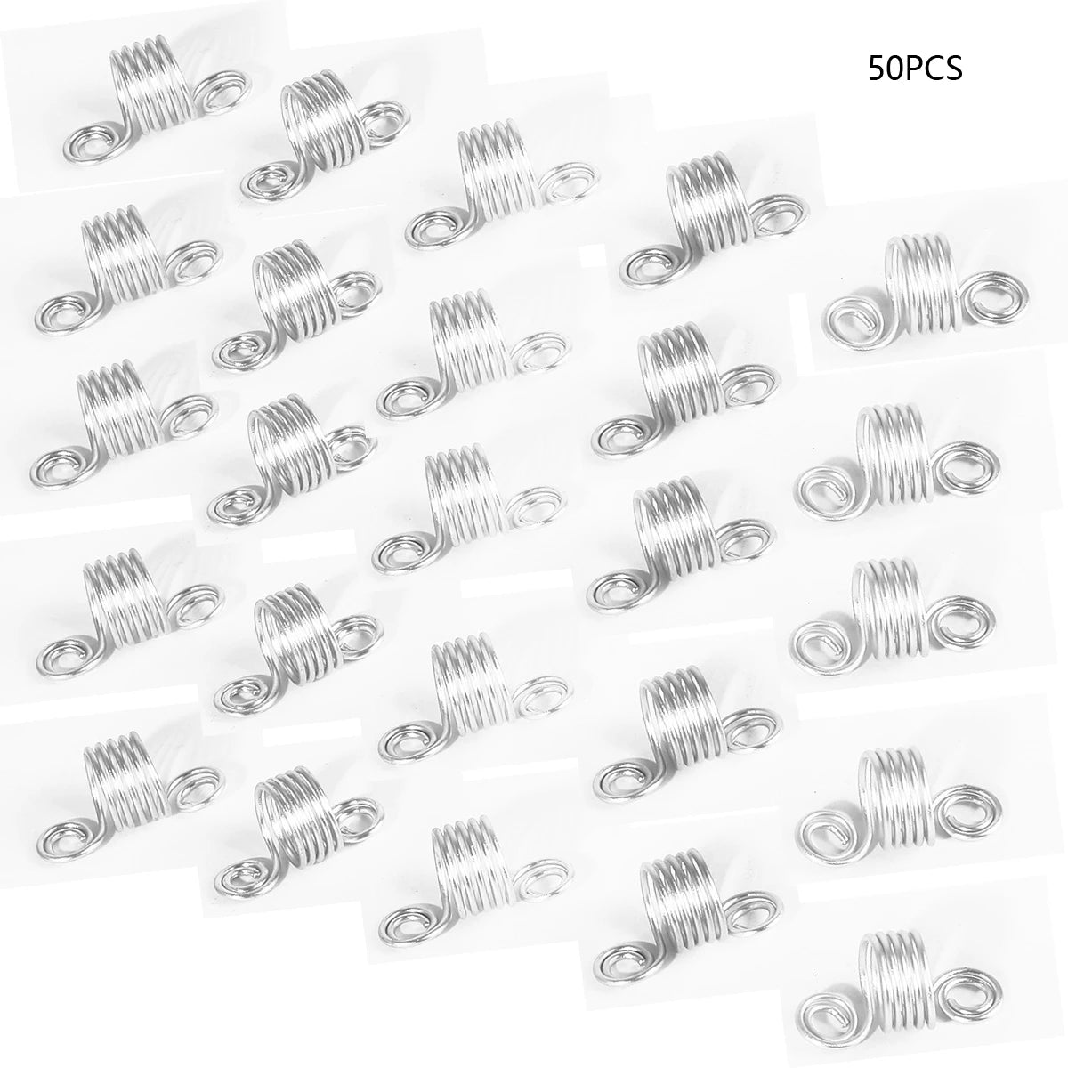 Festival-Haarschmuck – Dread-Perlen & Spiralen