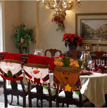 Weihnachtsstuhlbezüge – Festliche Deko