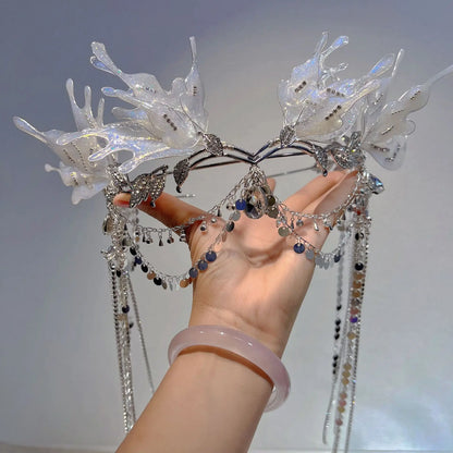 Elegante Kristall-Haarkrone