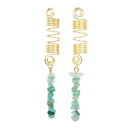 Kristall-Haar-Set – Festival-Vibes