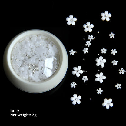 Acryl-Blumen Nail Art