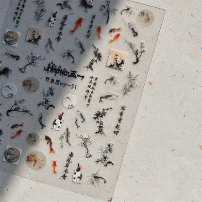 Magische Flügel – 5D Nail Sticker