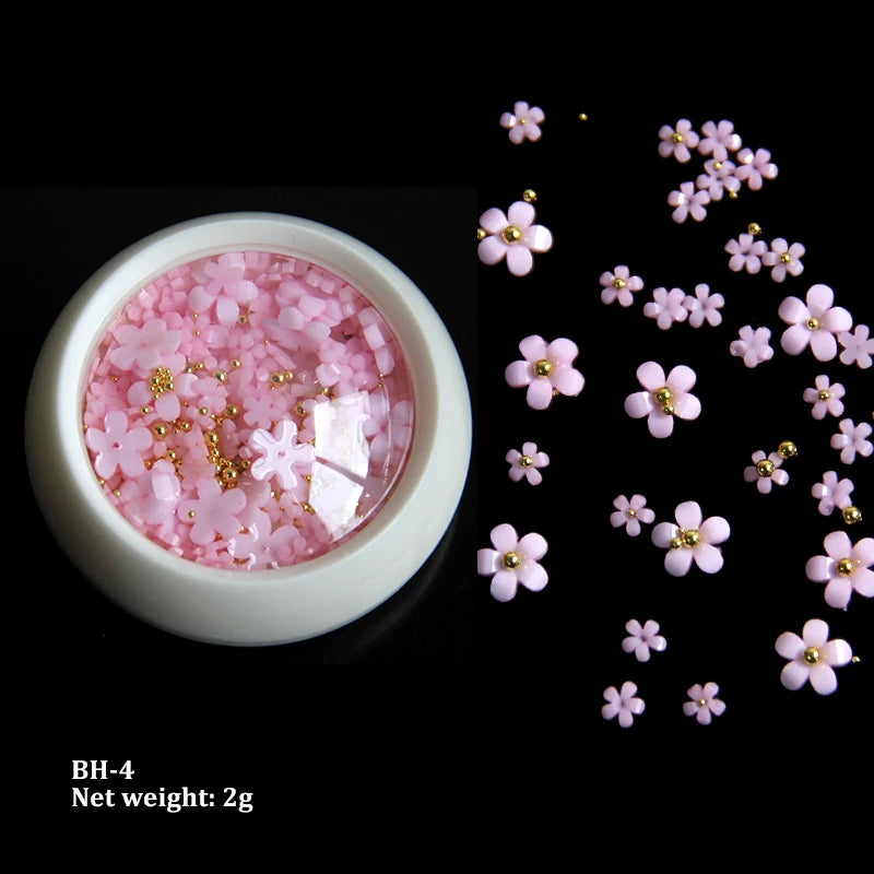 Acryl-Blumen Nail Art