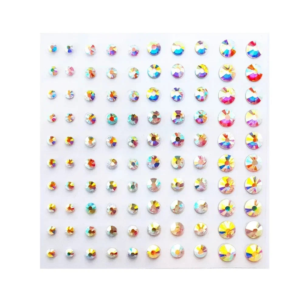 Face Gems Tattoo – Festival-Vibes