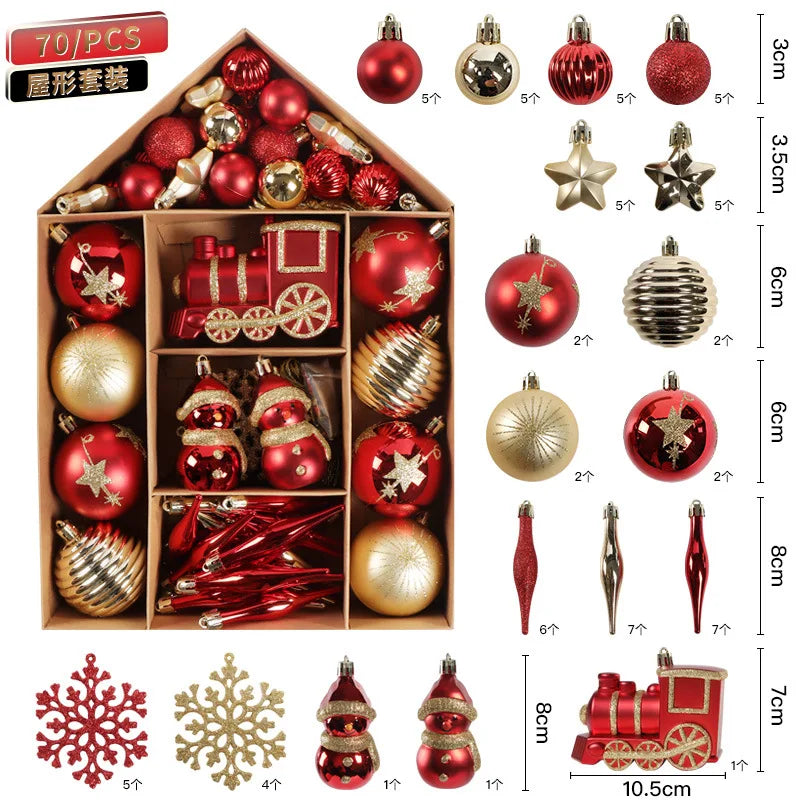 Weihnachtsdeko-Set – Festliche Ornamente