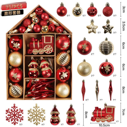 Weihnachtsdeko-Set – Festliche Ornamente