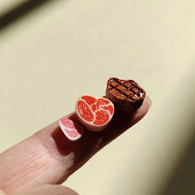 Miniatur Steak – Wichtelwelten Food Set