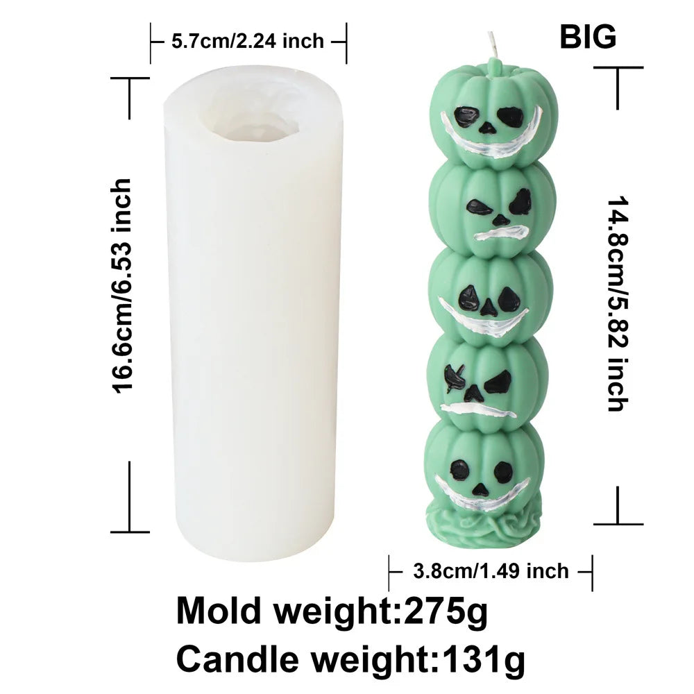 Halloween-Kerzenform – spooky & kreativ