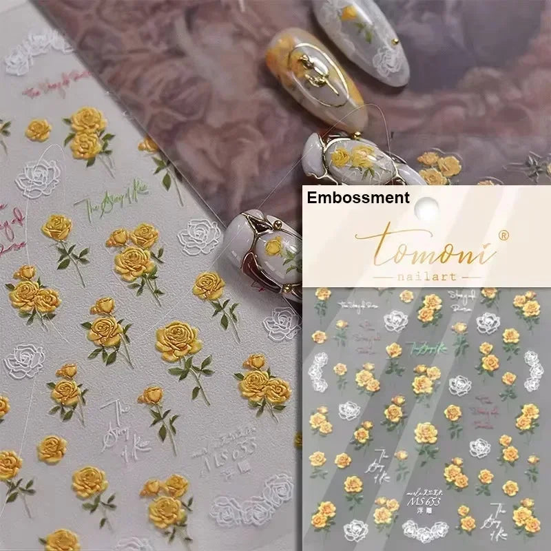 Nail Sticker – Blumen & Kirschblüten