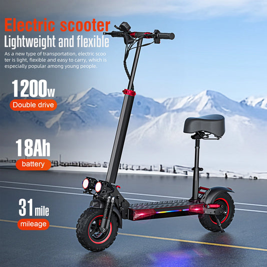 Grenzenlos unterwegs- E-Scooter - sunny.side-Productions