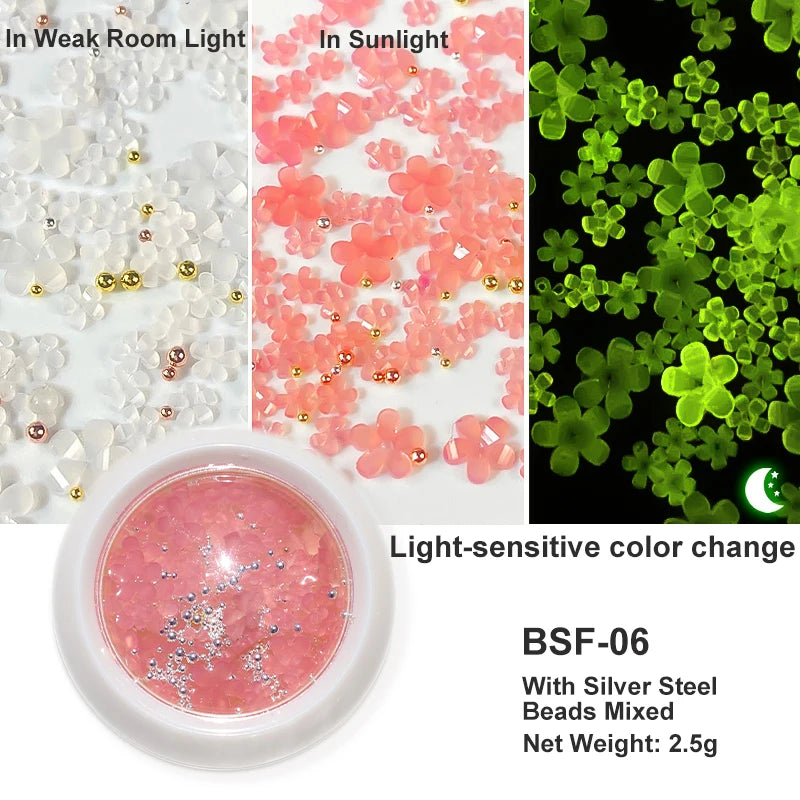 Acryl-Blumen Nail Art