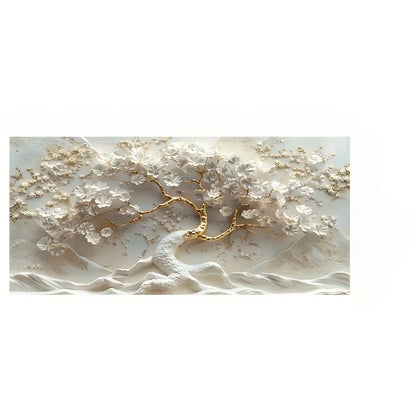 3D-Leinwand – Golden Tree Elegance