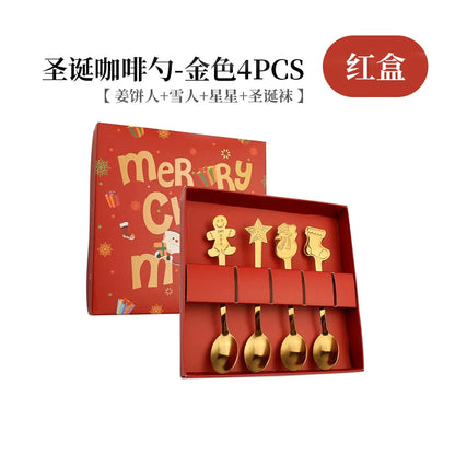 Weihnachtliches Löffelset – Festtagsdekoration