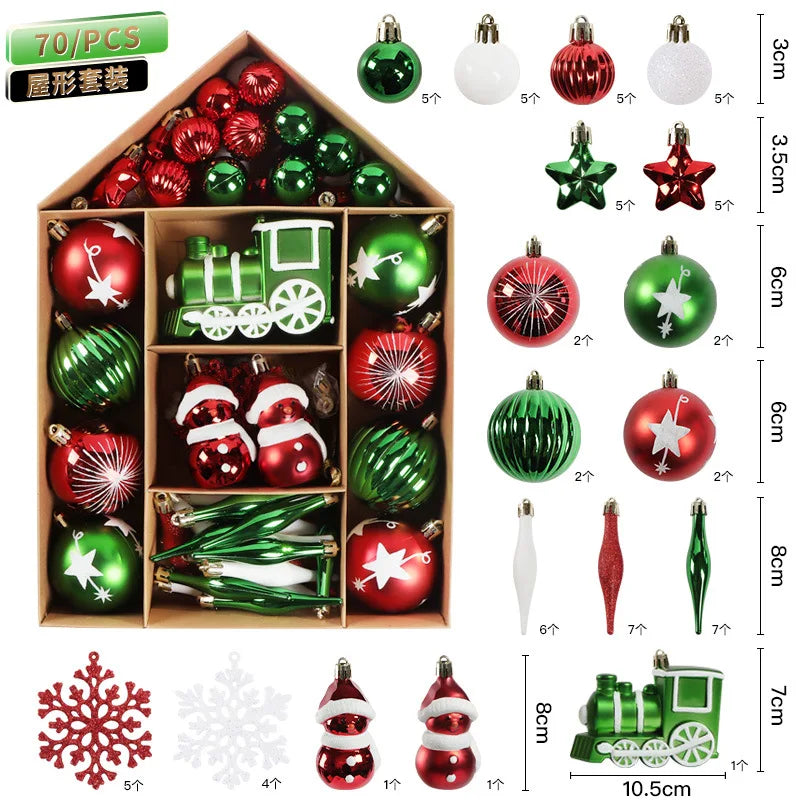 Weihnachtsdeko-Set – Festliche Ornamente