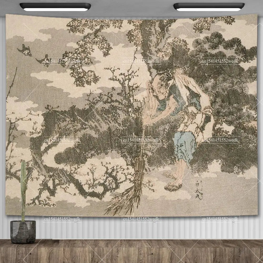 Vintage Aquarellkunst – Ruhe & Ästhetik