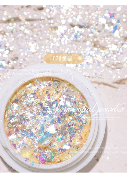 Nail Glitter – Schimmernde Wolken