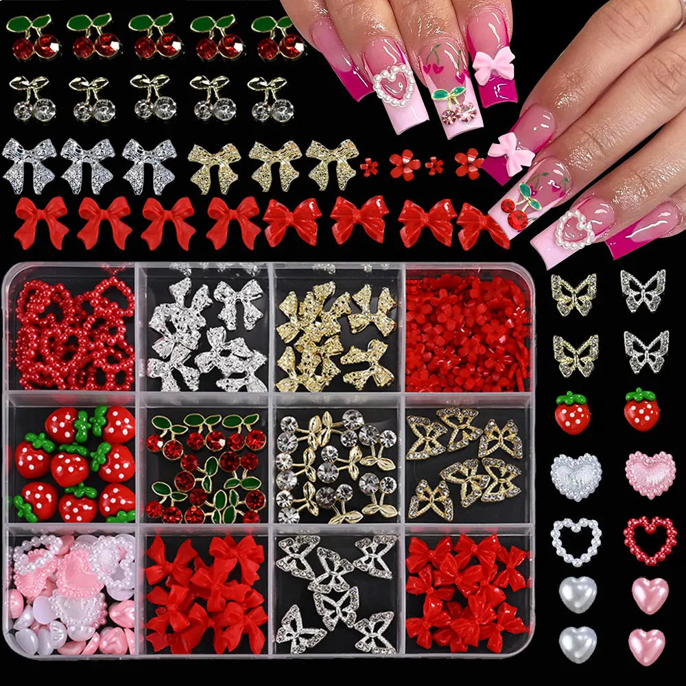 Set Nail Charms – edler 3D Glanz