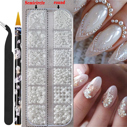 Nail Pearls Set – Elegante Perlen