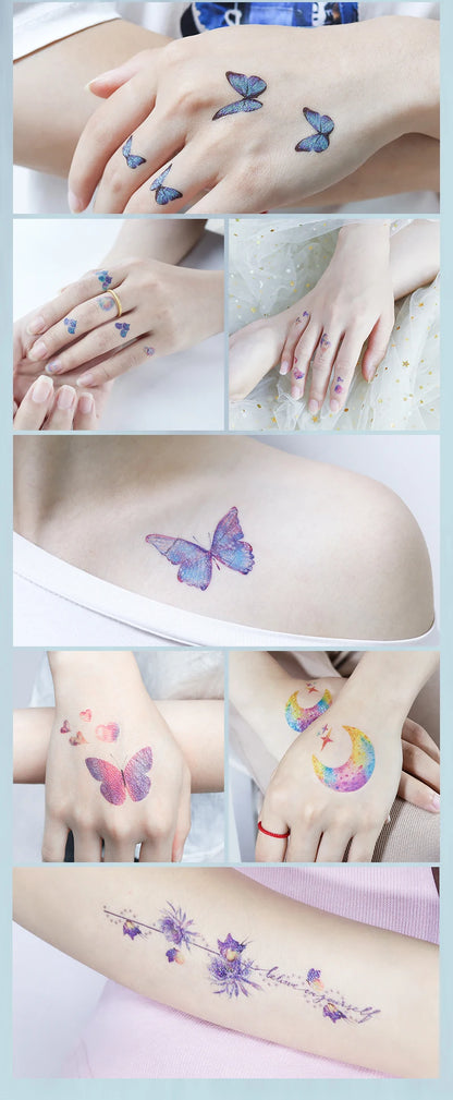Glitzer-Tattoos – Fairy Vibes