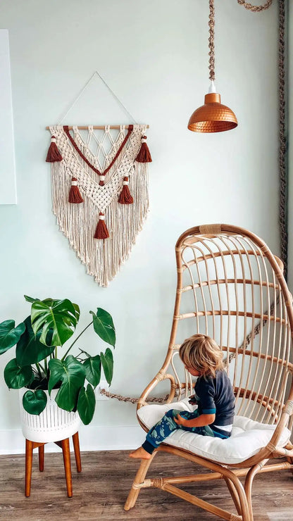Makramee-Wandteppich – Boho-Ästhetik