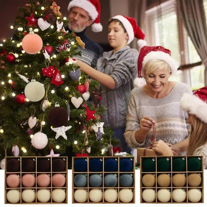 Weihnachtskugeln – Samtige Eleganz