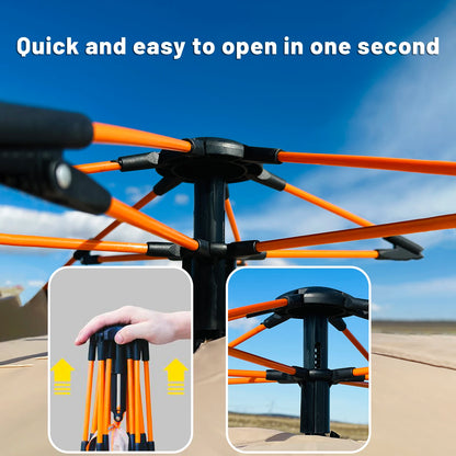 Festival-Zelt – Aufklappen, einziehen, losfeiern