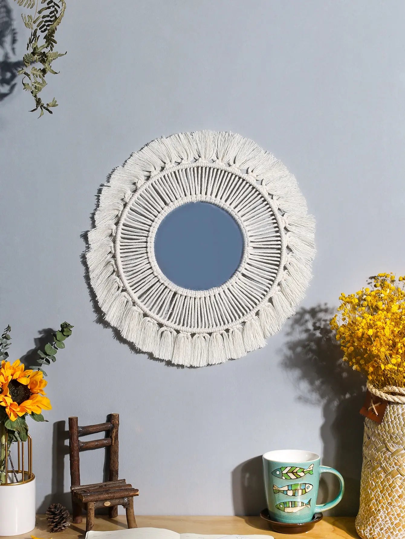 Boho-Makramee-Spiegel – Natürlichkeit trifft Sti