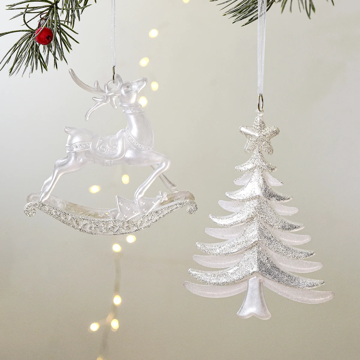 Weihnachtsanhänger – Kristallklare Motive