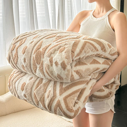 Boho-Fleece-Decke – Ruhe & Geborgenheit