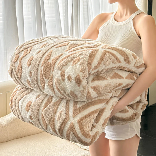 Boho-Fleece-Decke – Ruhe & Geborgenheit