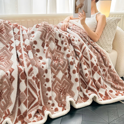 Boho-Fleece-Decke – Ruhe & Geborgenheit