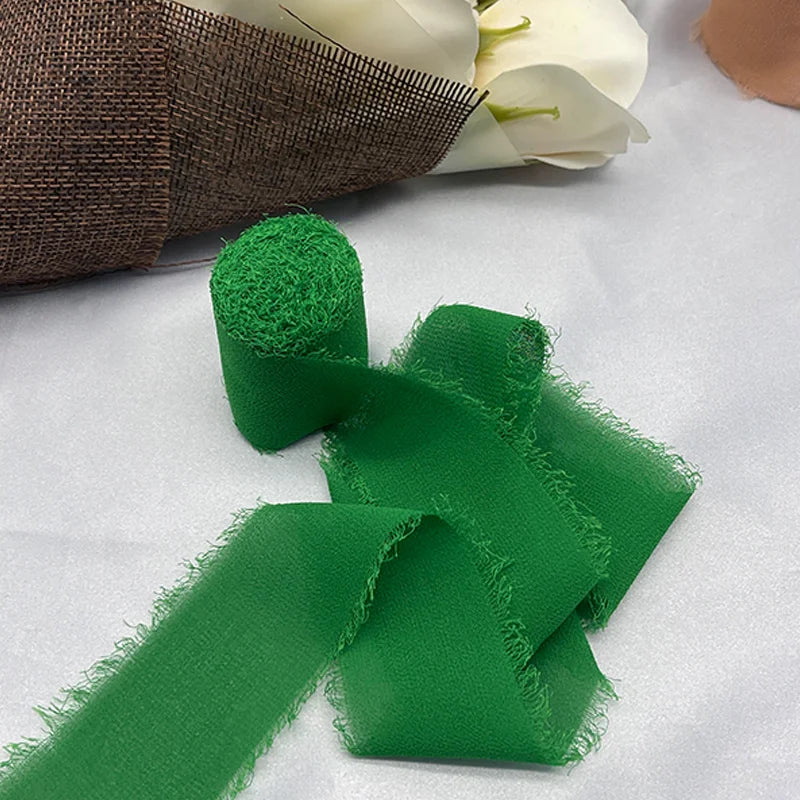 Chiffonband – Elegante Weihnachtsdeko