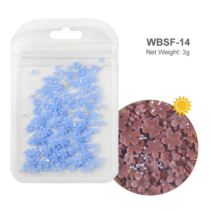 Acryl-Blumen Nail Art