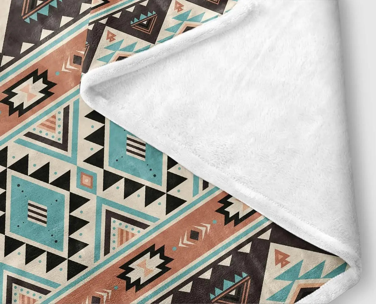 Boho-Azteken-Vibes – Überwurfdecke