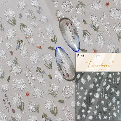 Nail Sticker – Blumen & Kirschblüten